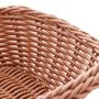 Imagem de Cesta Retangular De Rattan Plástico 24Cm X 17Cm X 7Cm - Lyor