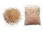 Imagem de Cestas Decorativas Palha Madeira Natural 250g Higienizada
