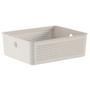 Imagem de Cesto 5,4L Organizador OU Flow Bege 9cm x 22cm x 27cm