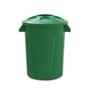 Imagem de Cesto Balde Plástico Para Lixo 100 Litros - Verde