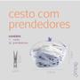 Imagem de Cesto Com 36 Prendedores De Plástico Multiuso - Simplo