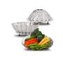 Imagem de Cesto Cozimento Vapor Legumes Verduras Inox 22cm Cozinha