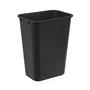 Imagem de Cesto de lixo Amazon Basics retangular 38L preto, pacote com 1