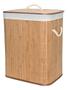 Imagem de Cesto De Roupa Bambu Conthey N2301688 Retangular Com Tampa