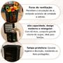 Imagem de Cesto de Roupa Grande 30 ou 60L Para Lavanderia Organizador Retangular Telado com Tampa Resistente