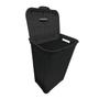 Imagem de Cesto De Roupa Suja Rattan Organizador 72 Litros Resistente Lavanderia Preto