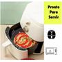 Imagem de Cesto Forma De Silicone Airfryer 20cm Protetor Antiaderente