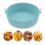 Imagem de Cesto Forma De Silicone Airfryer 20cm Protetor Antiaderente