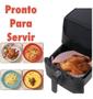 Imagem de Cesto Forma Silicone Airfryer 20Cm Antiaderente - Roxo