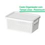 Imagem de Cesto Linea Organizador Com tampa e Alça 36 cm