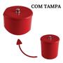 Imagem de Cesto multiuso com tampa 6l vermelho astra