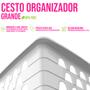 Imagem de Cesto Organizador Grande 25x19x7cm Decorativo Mesa Armário