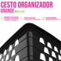 Imagem de Cesto Organizador Grande 25x19x7cm Decorativo Mesa Armário