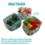 Imagem de Cesto Organizador Infantil Brinquedo Pequeno Cesta Decorativa Tecido Dobrável Porta Objetos