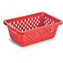 Imagem de Cesto Organizador Pequeno 800 ML Vermelho 16x12x6cm 1908 Ercaplast