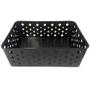 Imagem de Cesto Organizador Premium Preto 19x13,5x6,5Cm 123Organizei