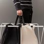 Imagem de Cesto Para Guardar Roupa Suja Multiuso Com 3 Compartimentos