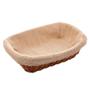 Imagem de Cesto Rattan C/Forro Poliéster Retangular 24x17x7Cm Lyor