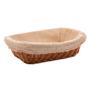 Imagem de Cesto Rattan C/Forro Poliéster Retangular 24x17x7Cm Lyor