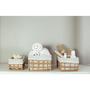 Imagem de Cesto Retangular Knit com Capa 24x14x12cm Yoi
