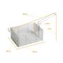 Imagem de Cesto Retangular Multiuso 85x175x235mm Para Fritadores SFG112 SFG212 SFE112 SFE212 - Venâncio
