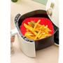 Imagem de Cesto Silicone Fritadeira Air Fryer Microondas Reutilizável