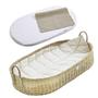 Imagem de Cesto Troca Bebê Premium BEBE BASK - Rattan com Acesso Fácil