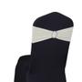 Imagem de Chair Sashes SINSSOWL 50 Stretch Spandex Ivory para casamento