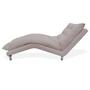 Imagem de Chaise Divã Espreguiçadeira Estofada Salão de Beleza Diva Suede Rose - DL Decor