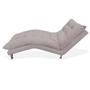 Imagem de Chaise Divã Espreguiçadeira Estofada Salão de Beleza Diva Suede Rose - DL Decor