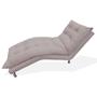 Imagem de Chaise Divã Espreguiçadeira Estofada Salão de Beleza Diva Suede Rose - DL Decor