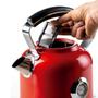 Imagem de Chaleira ariete elétrica moderna em aço inoxidável vermelho 1,7 litros 1850w 220v 00c285400arbr