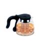 Imagem de Chaleira Bule De Vidro Com Infusor Chá Café Água Quente Inox 1000ml Cozinha