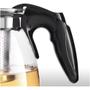 Imagem de Chaleira Bule De Vidro Com Infusor Chá Café Inox 950ml