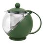 Imagem de Chaleira Bule De Vidro E Plástico Para Chá Com Infusor Interno 750ml