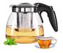 Imagem de Chaleira Bule em Vidro Com Infusor Inox Chá Café 950ml