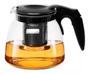 Imagem de Chaleira Bule em Vidro Com Infusor Inox Chá Café 950ml
