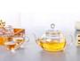 Imagem de Chaleira Bule P/Chá De Vidro Com Infusor 600 Ml