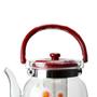 Imagem de Chaleira Bule Vidro Floral com Infusor 600ml