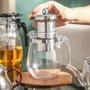 Imagem de Chaleira Bule Vidro Inox Com Infusor Chá 500ml