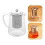 Imagem de Chaleira Com Filtro Infusor Bule De Vidro Para Chá 750Ml