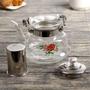 Imagem de Chaleira com infusor de chá 1 litro vidro inox e cerâmica - Gyn