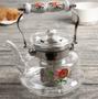 Imagem de Chaleira com infusor de chá 1 litro vidro inox e cerâmica