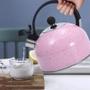 Imagem de Chaleira de chá Wokex Whistling em aço inoxidável 2.5L rosa