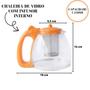 Imagem de Chaleira de vidro 1,25l com infusor interno