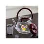 Imagem de Chaleira de Vidro Com Infusor de Chá Em Inox 1400ml