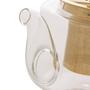 Imagem de Chaleira de Vidro com Infusor Dourado (600 ml)
