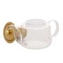 Imagem de Chaleira de Vidro com Infusor Dourado (600 ml)
