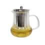 Imagem de Chaleira De Vidro Jarra Com Infusor Bule 550ml Coador Chá E Café Multiuso Moderno Pratico