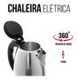 Imagem de Chaleira Elétrica Jarra Para Água Chá Café Em Inox 1.8l
